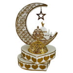 Wierook decoratie maan wit