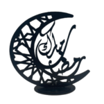 Decoratie maan zwart / wit M07