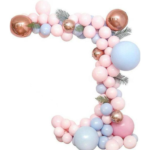 Ballonboog roze / blauw Gendereveal