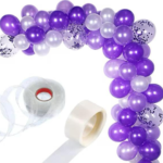 Ballonboog paars / wit