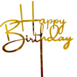 Happy birthday taarttopper