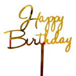 Happy birthday taarttopper