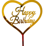 Happy birthday taarttopper