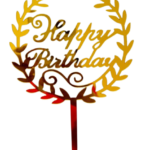 Happy birthday taarttopper