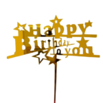 Happy birthday taarttopper
