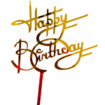 Happy birthday taartopper